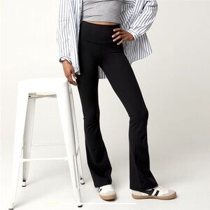 Aerie The Hugger Hi-Rise Split Hem Leggings